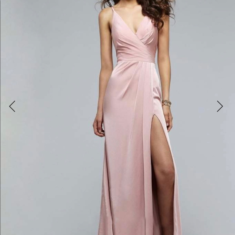 Classy Dusty Pink Dress